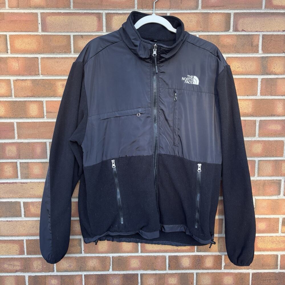 Vintage The North Face Black Denali Full Zip Fleece Jacket Size Medium
